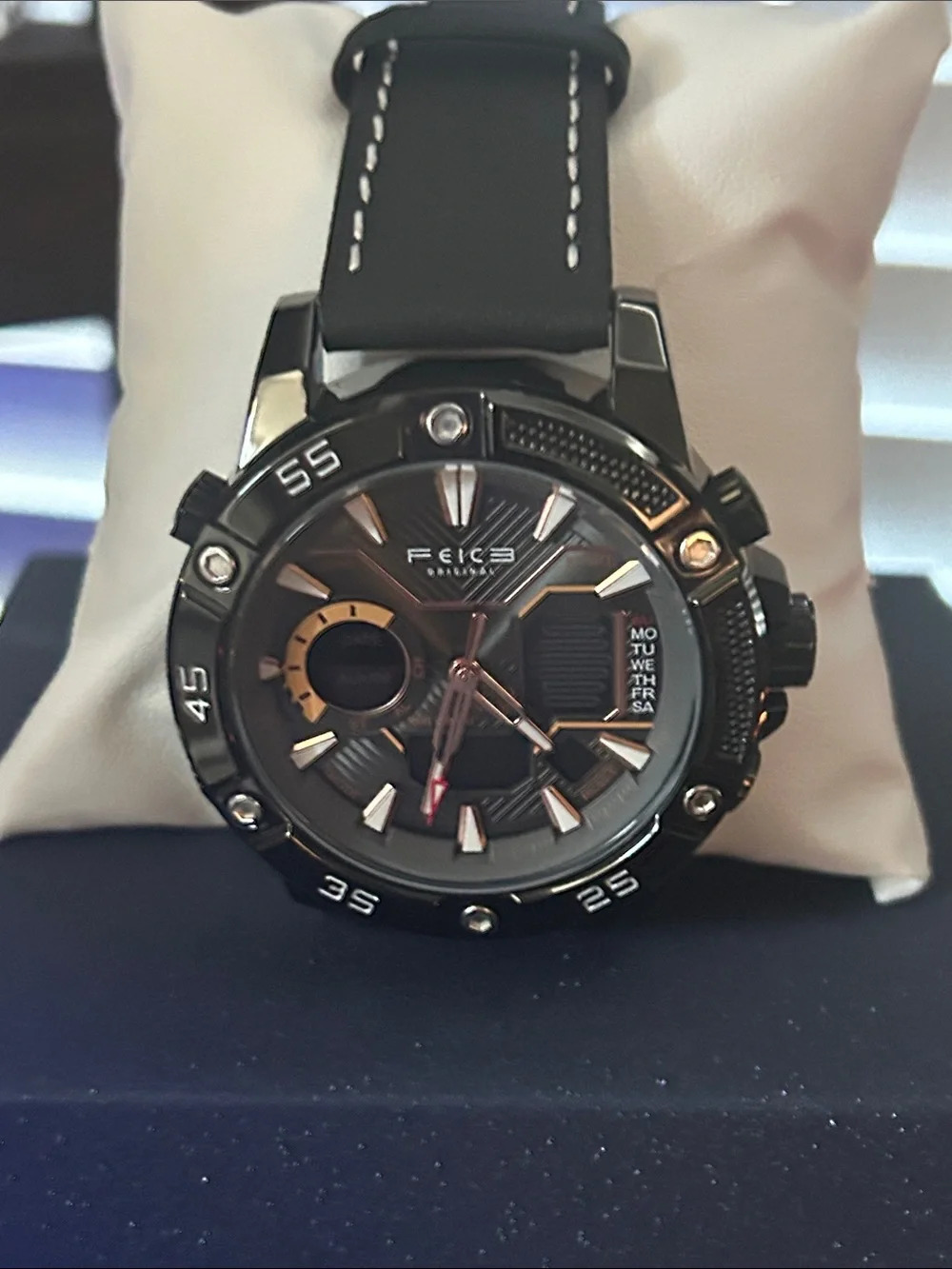 Ice Men's Black and Rose Gold Sport Watch